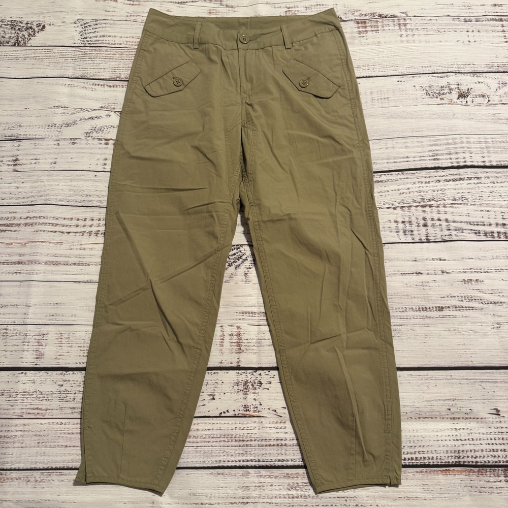 Kut From the Cloth Utility Pants Capri Khaki Woman's Size 2 (Fits 31x25)